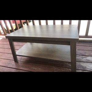 Light gray coffee table